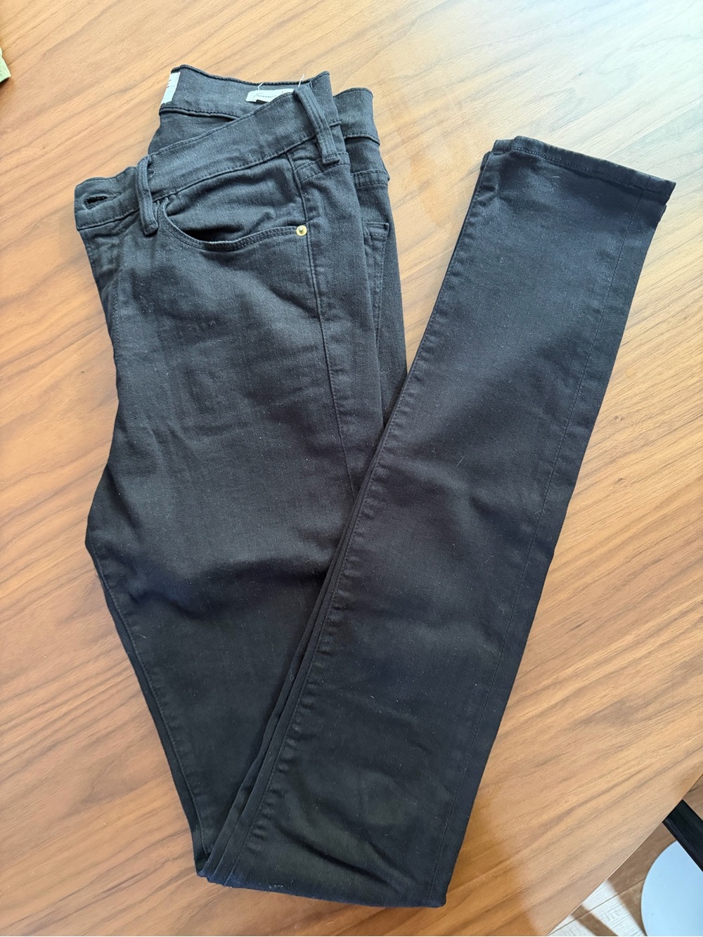 Frame Denim Black Skinny Jeans for women